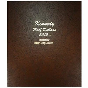 Dansco Album 8167 Kennedy Half Dollar 2012-2021 PDS with Proof-Only Book 50 cent - Picture 1 of 3
