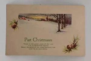 Vintage Postcard, "Past Christmases"- Auburn Post Card Co. - Picture 1 of 2