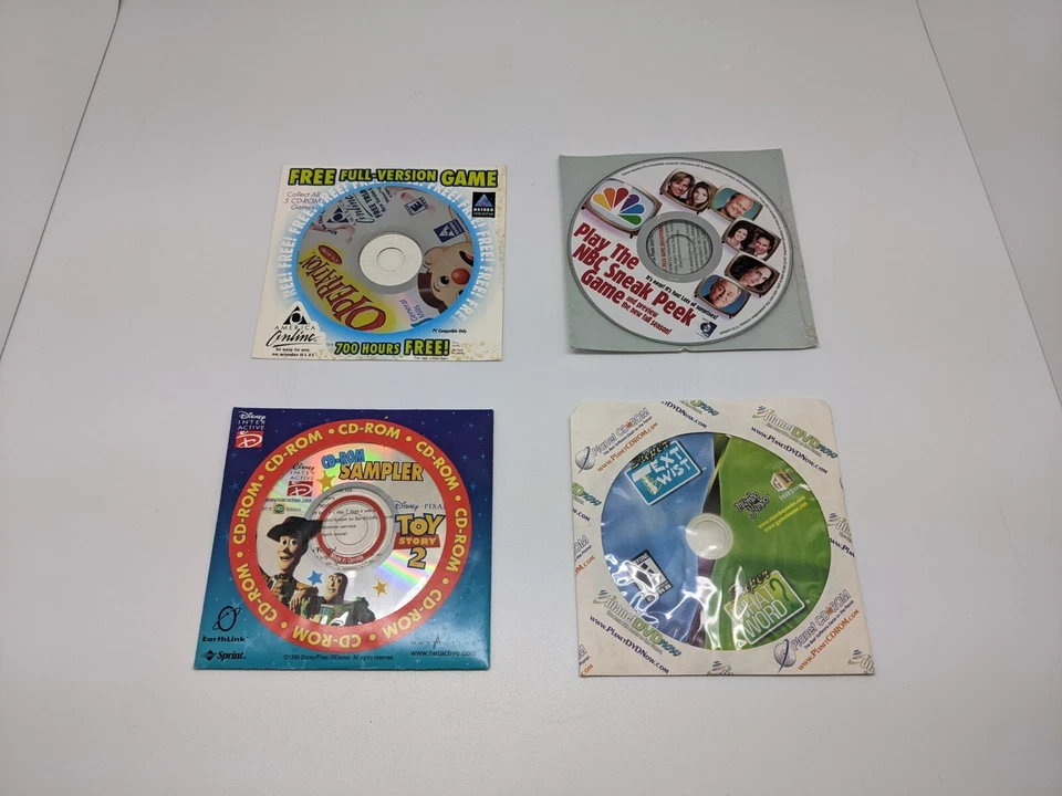 4 Vintage CD-ROM Windows 95+/Mac Games -Toy Story 2, Operation, NBC Sneak Peak + - Image 1 of 4