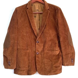 Jeep Spirit 1941 Wildleder Cord Ellenbogen Patch Sport Mantel Jacke Herren M braun - Bild 1 von 12