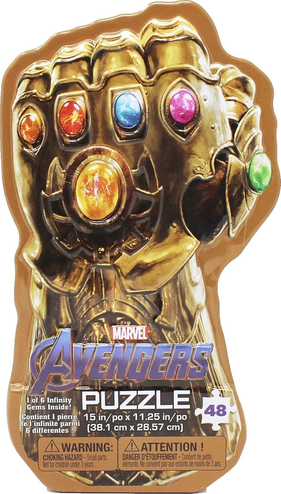 Marvel Avengers Puzzle Thanos Infinity Gauntlet Container With Gem