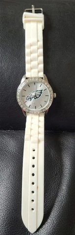 Game Time Watch Eagles NEW (needs battery) Never Worn Philadelphia Eagles Blingy Cover