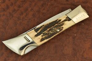 SCHRADE IXL SHEFFIELD ENGLAND STAG LOCKBACK KNIFE WOSTENHOLM KNIFE (12978)