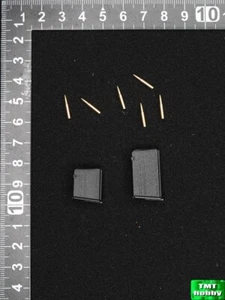 1:6 Scale DID D80168 WWII German Fallschirmjager Axel - Two Type Metal Magazines - Picture 1 of 3