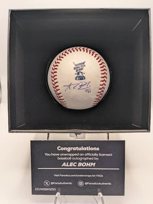 2025 Fanatics Under Wraps Signed Baseballs Vol. I - Alec Bohm Home Run Derby - Image 1 of 4