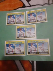 5 2016 Topps Heritage NL Rookie Stars #168 Corey Seager/Peraza SP ROOKIE RC - Imagen 1 de 10