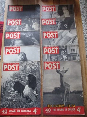 10 Picture Post Magazines   1949 All pictured  All Complete - Image 1 of 4