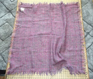 "Manta Avoca Handweavers 100 % tejida a mano pura lana nueva 40x40"" + flecos Irlanda" - Imagen 1 de 3