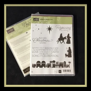 Stampin' Up! NIGHT IN BETHLEHEM Stamps & BETHLEHEM Dies ***NEW***#427 - Picture 1 of 17