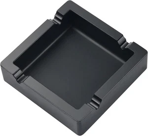 Cigar Ashtray Big Ashtrays for Cigarettes Outdoors Patio Large Large, Black - Imagen 1 de 7