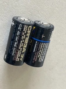 2 x Varta CR123A CR17345 Photo Lithium Batterie 3V 6205  ø17x34,5mm Blister - Bild 1 von 1