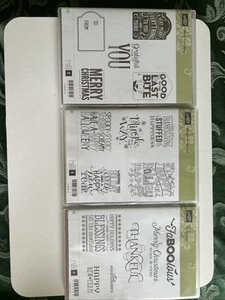 Stampin’ Up! SIX SAYINGS, MINGLE ALL THE WAY & MERRY EVERYTHING Stamp Sets - Picture 1 of 11