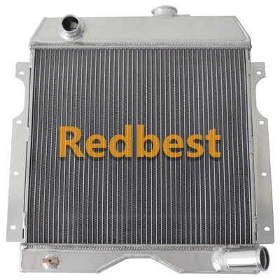 Radiador de aluminio de 3 filas para camioneta Jeep Willys utilitaria 1956-1964 2,2 L 2,6 L 3,7 L Foto 1 de 4