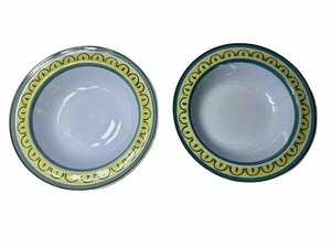 Set 2 Arabia Finland CROWNBAND Porzellan Müslischalen mit Rand 6,5" von Olga Osol - Bild 1 von 9