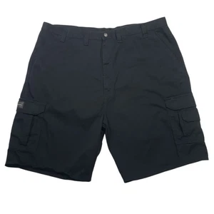 Pantalones Cortos Carga Denim Wrangler Originales Para Hombres Todos los Bolsillos de Algodón Negros Talla 44 - Imagen 1 de 12