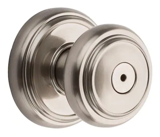 Baldwin Prestige Alcott Satin Nickel Bed/Bath Door Knob 353 ATK RDB 15