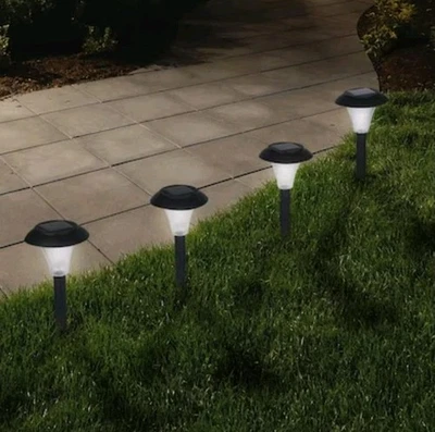 8 Pack Waterproof Solar Pathway Lights - Durable Garden Lighting Solutions - Image 1 of 4