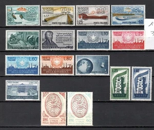 FI3058 Repubblica - Annata 1956 16 valori  - MNH ** - Imagen 1 de 1