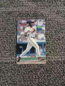 1995 klassische Dave Justice 10 $ Telefonkarte - Bild 1 von 2