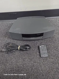 Bose Wave Music System CD Player AM/FM Radio Black With Remote Control - Picture 1 of 5