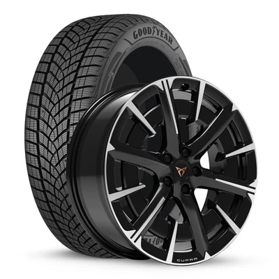 Original Cupra Born Winterkompletträder Firestorm 20 Zoll Alu Goodyear DOT 24 - Bild 1 von 2