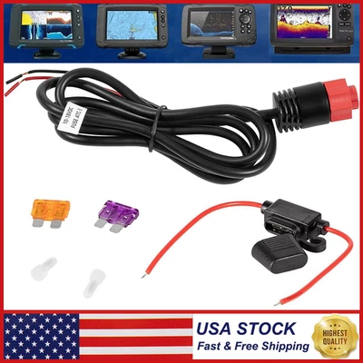 EG-AUTO 000-14041-001 HDS/Elite/Hook Power Cable for Lowrance HDS Elite FS Ti2 Hook