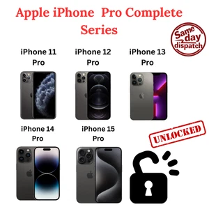 Apple iPhone 11 Pro 12 Pro 13 Pro 14 Pro 15 Pro All Colour 64GB 128GB 256GB 512G - Picture 1 of 119