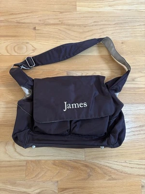 Pottery Barn Kids Convertible Diaper Bag Brown Changing Pad Backpack “James” - Image 1 of 4
