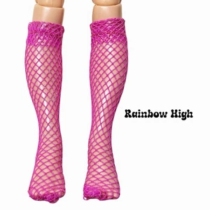 LOL OMG Surprise Splash Beauty Queen Doll Outfit Pink Fishnet Stockings Socks - Picture 1 of 6