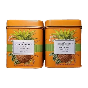 The Secret Garden Organic Pineapple Green Tea, 50 Tea Bags (2-Pack) - Picture 1 of 3