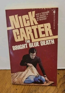NICK CARTER The Bright Blue Death Killmaster Chiller 1967 Vintage James Bond ish - Picture 1 of 4