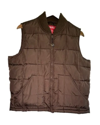 Chaleco acolchado vintage Walls para mujer talla L marrón estilo occidental Foto 1 de 4