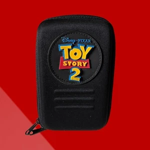 Cámara auricular vintage Disney Toy Story 2 o estuche negro de viaje con lazo para cinturón - Imagen 1 de 2