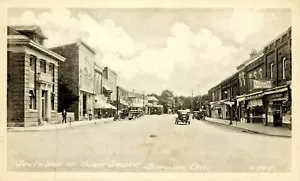 STREET SCENE, BLENHEIM, ONTARIO, CANADA, VINTAGE POSTCARD (SC 218) - Picture 1 of 2
