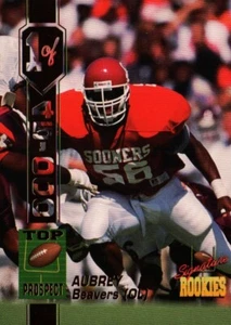 Superior Rookies #5 1994 - Aubrey Beavers PR45000 - Oklahoma Sooners 94-543 - Imagen 1 de 2