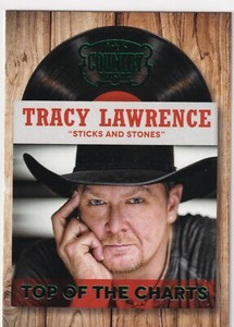 Tracy Lawrence 2014 Panini Country Top of the Charts Retail Emerald Green #8