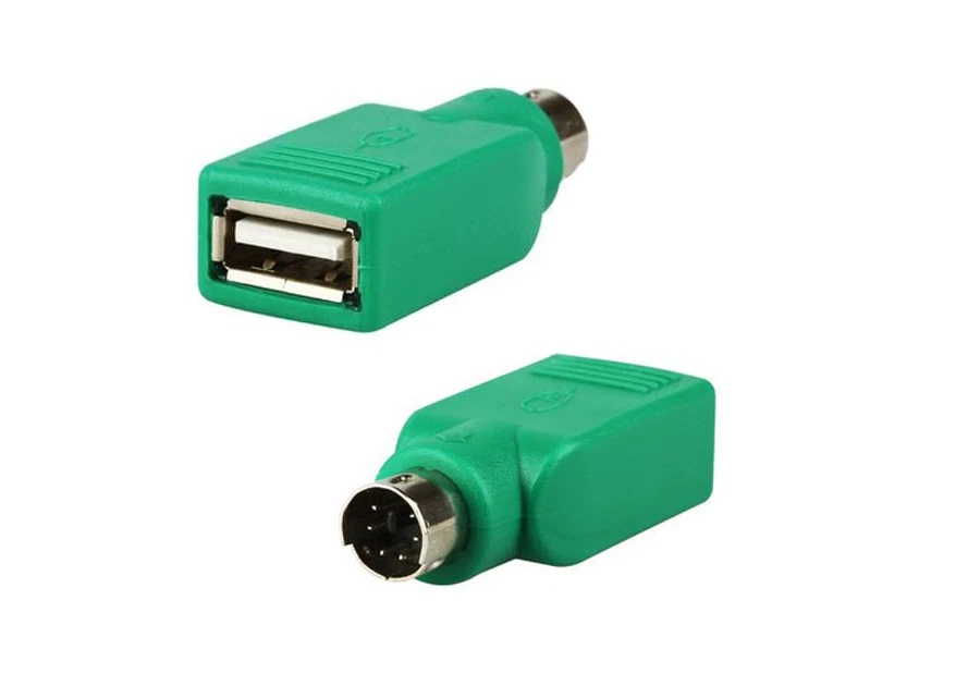 ADATTATORE PS/2 MASCHIO A USB FEMMINA PER MOUSE TASTIERA - Immagine 1 di 1