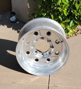 Qty (1 ) WELD SUPER SINGLE II WHEEL 16.5 x 8.25 CHEVY FORD DODGE 8 x 6.5 LUG NEW - Picture 1 of 11