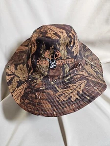 Fabric Mesh Leaf Fisherman Camouflage Safari Hat With Snaps - Picture 1 of 8