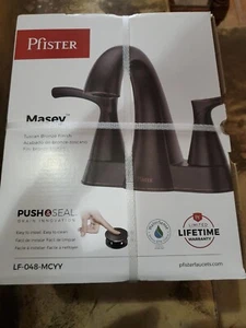 Pfister Masey Tuscan Bronze 4-in Centerset 2 Handle Bathroom Sink Faucet - Picture 1 of 5
