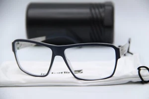 NEW IC! BERLIN KEVIN D. PEARL BLUE GUNMETAL AUTHENTIC FRAMES EYEGLASSES 57-14 - Picture 1 of 4