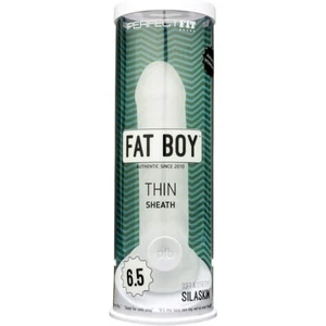 Perfect Fit Fat Boy Thin 6.5" Penis Sleeve Clear - Picture 1 of 3