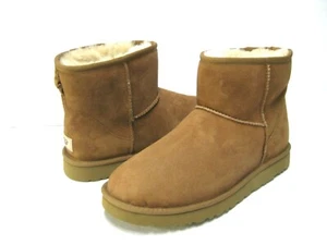 UGG CLASSIC MINI MEN ANKLE BOOT SUEDE CHESTNUT US 10 /UK 9 /EU 43 - Picture 1 of 6