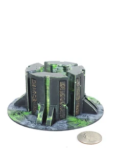 Necron gauss generator painted 40k Warhammer wargames D&D Terrain wargaming 25mm - Imagen 1 de 1