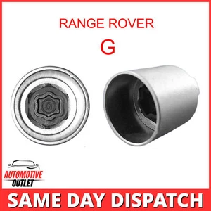 Master Cierre Rueda Perno de Seguridad Llave Carta G para Land/Range Rover - Imagen 1 de 4