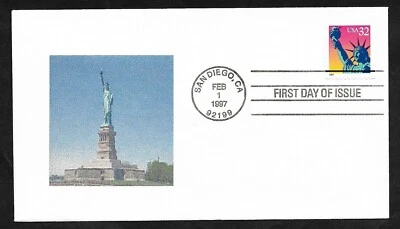 #3122 32c Statue of Liberty -Unidentified FDC - Image 1 of 2