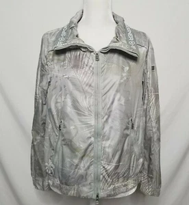 Bogner Sports Womens Sz 8 Full Zip Windbreaker Jacket Flamingo Floral Print EUC - Picture 1 of 11