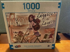 1000 Stck. Puzzle Ooh LaLa Mädchen Fahrradfahren 27x19 - Bild 1 von 3