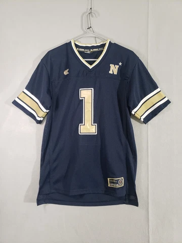 Youth XL Naval Academy Navy #1 Colosseum Football Jersey  0005 Cover