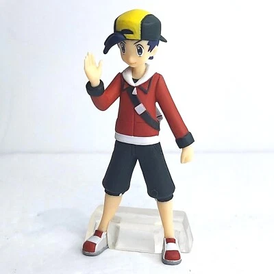 Pokemon Escala Mundo #7 3" Escala 1:20 Ethan Hibiki Entrenador Mini Figura Johto Foto 1 de 3